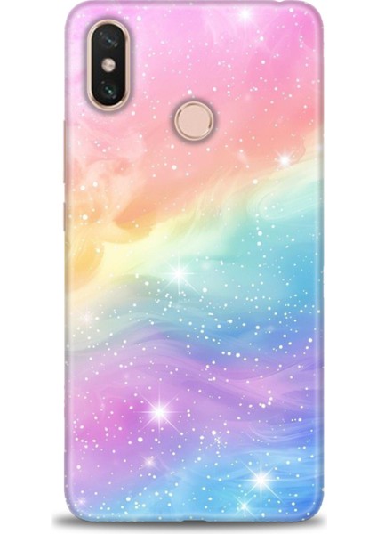 Xiaomi Mi Max 3 Kılıf Hd Baskılı Kılıf + Seramik Tam Kaplayan Ekran Koruyucu 422