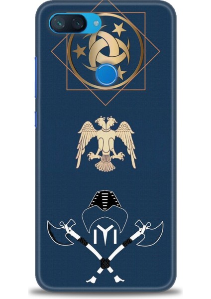 Xiaomi Mi 8 Lite Kılıf Hd Baskılı Kılıf + Seramik Tam Kaplayan Ekran Koruyucu 463