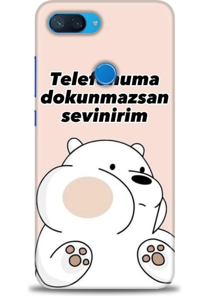 Xiaomi Mi 8 Lite Kılıf Hd Baskılı Kılıf + Seramik Tam Kaplayan Ekran Koruyucu 158