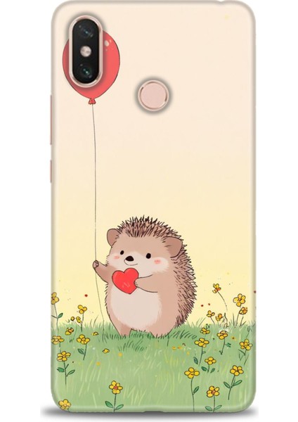 Xiaomi Mi Max 3 Kılıf Hd Baskılı Kılıf + Seramik Tam Kaplayan Ekran Koruyucu 305