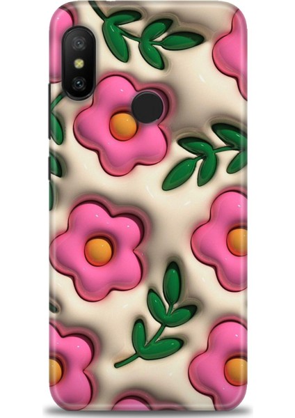 Xiaomi Mi A2 Lite Kılıf Hd Baskılı Kılıf + Seramik Tam Kaplayan Ekran Koruyucu 111