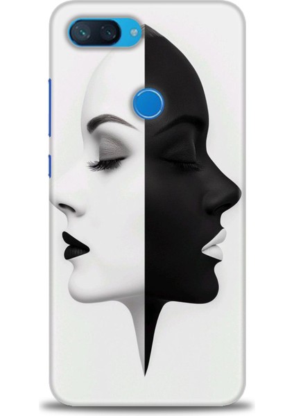 Xiaomi Mi 8 Lite Kılıf Hd Baskılı Kılıf + Seramik Tam Kaplayan Ekran Koruyucu 141