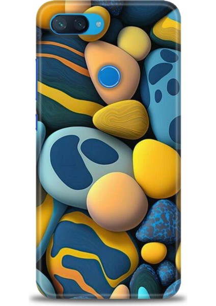 Xiaomi Mi 8 Lite Kılıf Hd Baskılı Kılıf + Seramik Tam Kaplayan Ekran Koruyucu 343