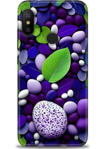 Xiaomi Mi A2 Lite Kılıf Hd Baskılı Kılıf + Seramik Tam Kaplayan Ekran Koruyucu 341