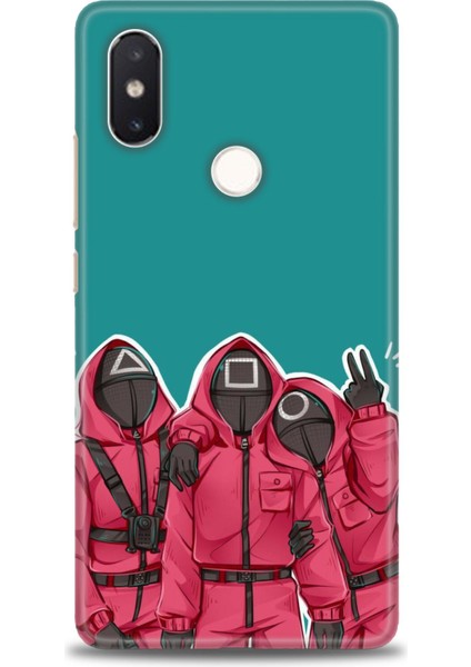 Xiaomi Mi 8 Se Kılıf Hd Baskılı Kılıf + Seramik Tam Kaplayan Ekran Koruyucu 290