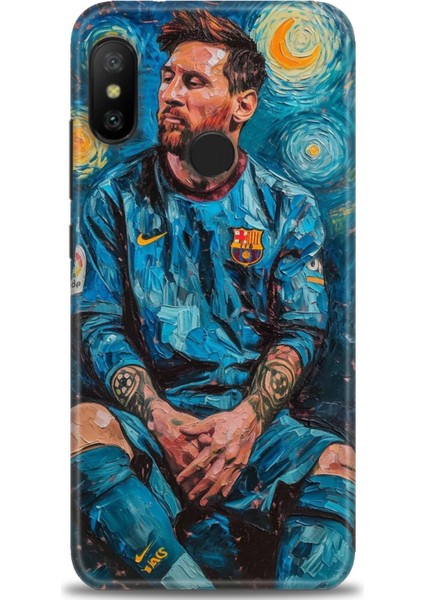 Xiaomi Mi A2 Lite Kılıf Hd Baskılı Kılıf + Seramik Tam Kaplayan Ekran Koruyucu 12