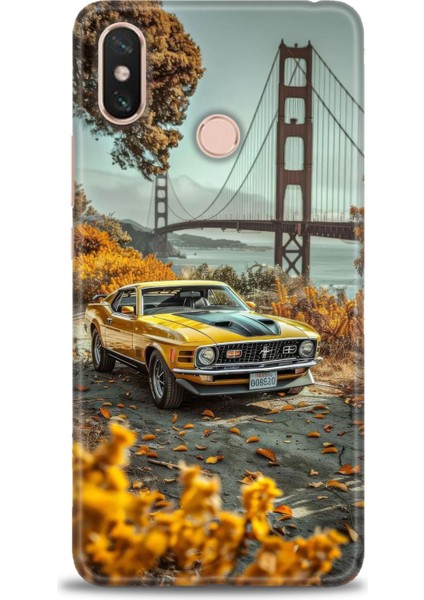 Xiaomi Mi Max 3 Kılıf Hd Baskılı Kılıf + Seramik Tam Kaplayan Ekran Koruyucu 105
