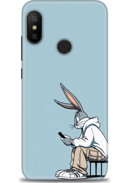 Xiaomi Mi A2 Lite Kılıf Hd Baskılı Kılıf + Seramik Tam Kaplayan Ekran Koruyucu 410