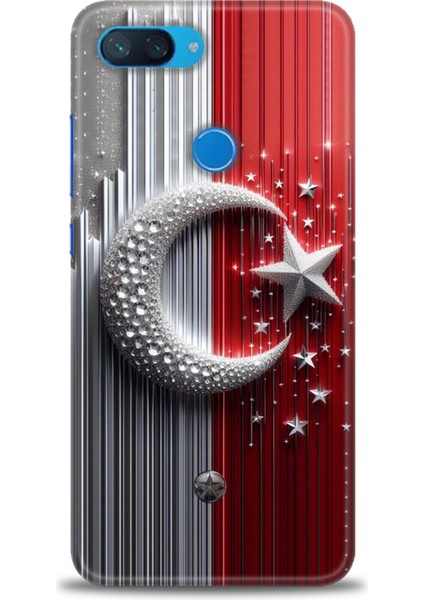 Xiaomi Mi 8 Lite Kılıf Hd Baskılı Kılıf + Seramik Tam Kaplayan Ekran Koruyucu 40
