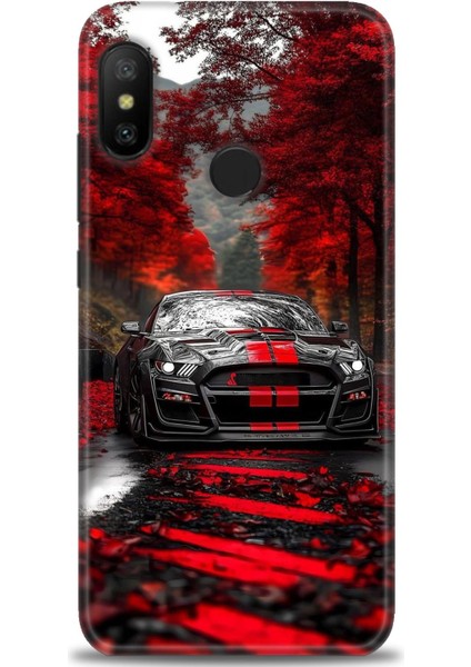 Xiaomi Mi A2 Lite Kılıf Hd Baskılı Kılıf + Seramik Tam Kaplayan Ekran Koruyucu 490