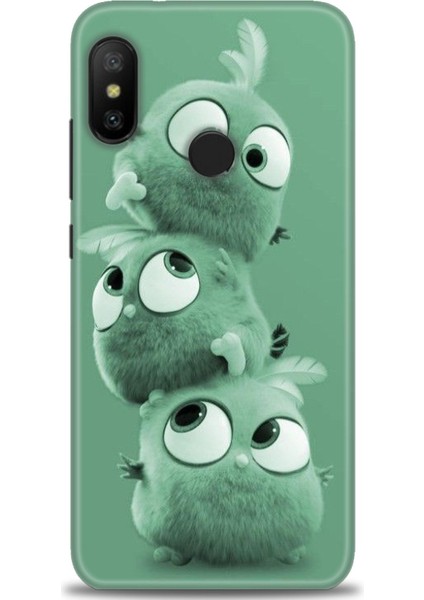 Xiaomi Mi A2 Lite Kılıf Hd Baskılı Kılıf + Seramik Tam Kaplayan Ekran Koruyucu 367
