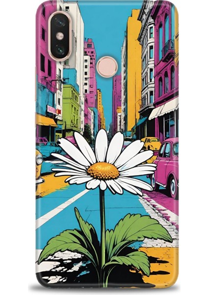 Xiaomi Mi Max 3 Kılıf Hd Baskılı Kılıf + Seramik Tam Kaplayan Ekran Koruyucu 443