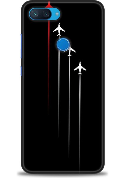 Xiaomi Mi 8 Lite Kılıf Hd Baskılı Kılıf + Seramik Tam Kaplayan Ekran Koruyucu 386