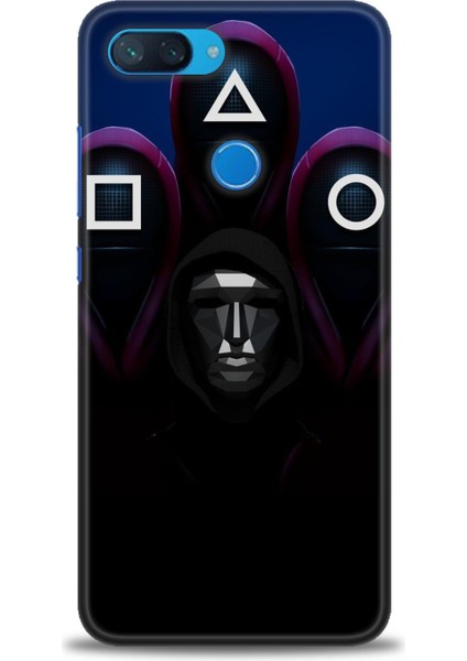 Xiaomi Mi 8 Lite Kılıf Hd Baskılı Kılıf + Seramik Tam Kaplayan Ekran Koruyucu 283