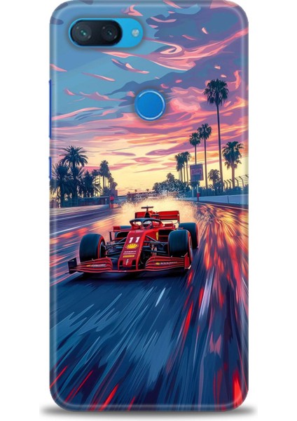 Xiaomi Mi 8 Lite Kılıf Hd Baskılı Kılıf + Seramik Tam Kaplayan Ekran Koruyucu 102