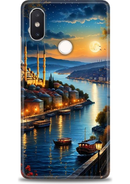 Xiaomi Mi 8 Se Kılıf Hd Baskılı Kılıf + Seramik Tam Kaplayan Ekran Koruyucu 222