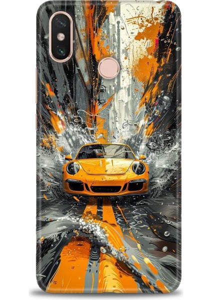 Xiaomi Mi Max 3 Kılıf Hd Baskılı Kılıf + Seramik Tam Kaplayan Ekran Koruyucu 101