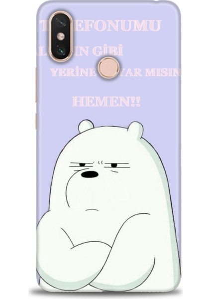 Xiaomi Mi Max 3 Kılıf Hd Baskılı Kılıf + Seramik Tam Kaplayan Ekran Koruyucu 159