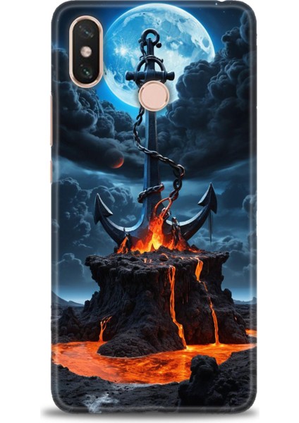 Xiaomi Mi Max 3 Kılıf Hd Baskılı Kılıf + Seramik Tam Kaplayan Ekran Koruyucu 240