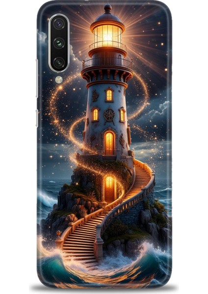 Xiaomi Mi A3 Kılıf Hd Baskılı Kılıf + Seramik Tam Kaplayan Ekran Koruyucu 232