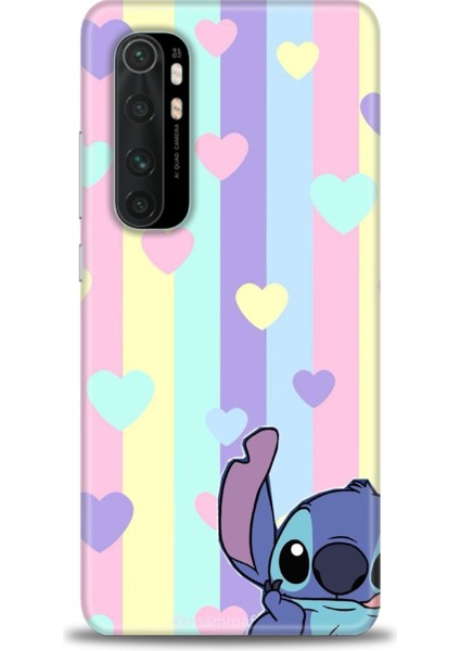 Xiaomi Mi Note 10 Lite Kılıf Hd Baskılı Kılıf + Seramik Tam Kaplayan Ekran Koruyucu 494