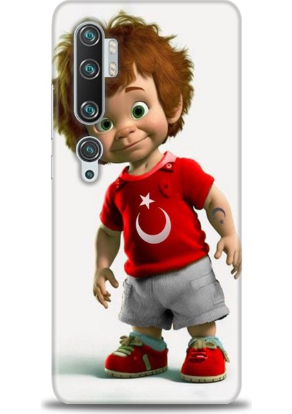 Xiaomi Mi Note 10 Pro Kılıf Hd Baskılı Kılıf + Seramik Tam Kaplayan Ekran Koruyucu 247
