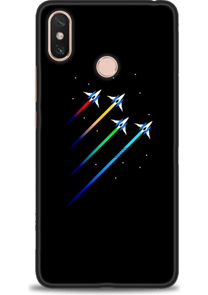 Xiaomi Mi Max 3 Kılıf Hd Baskılı Kılıf + Seramik Tam Kaplayan Ekran Koruyucu 389