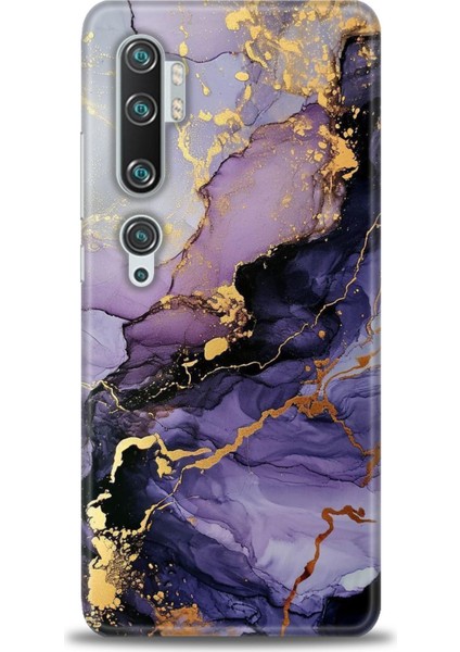 Xiaomi Mi Note 10 Pro Kılıf Hd Baskılı Kılıf + Seramik Tam Kaplayan Ekran Koruyucu 315