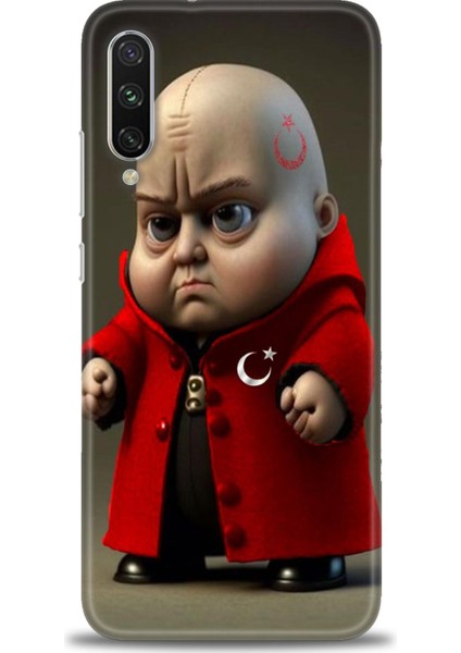 Xiaomi Mi A3 Kılıf Hd Baskılı Kılıf + Seramik Tam Kaplayan Ekran Koruyucu 245