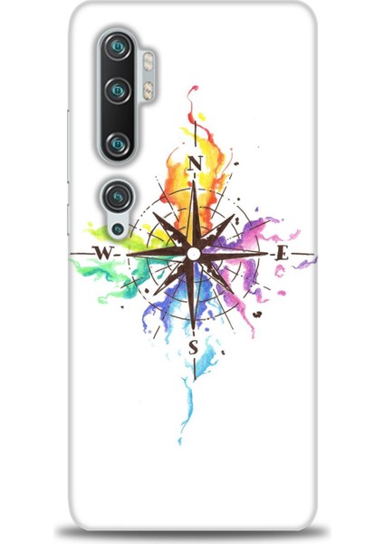 Xiaomi Mi Note 10 Pro Kılıf Hd Baskılı Kılıf + Seramik Tam Kaplayan Ekran Koruyucu 88