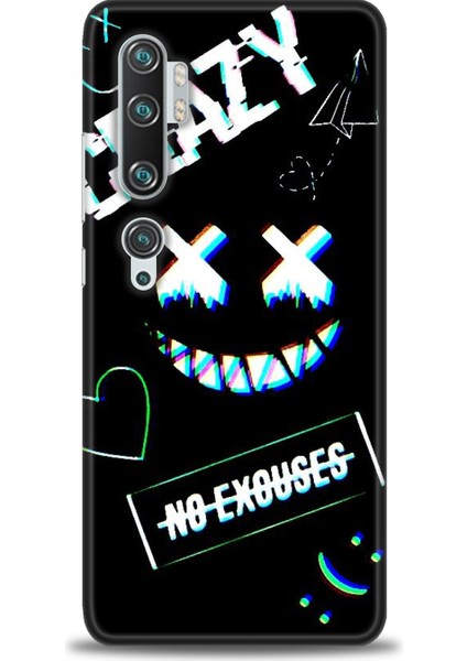 Xiaomi Mi Note 10 Pro Kılıf Hd Baskılı Kılıf + Seramik Tam Kaplayan Ekran Koruyucu 356