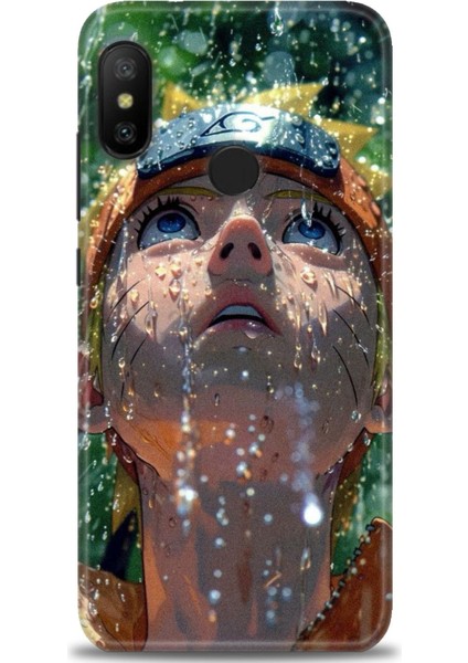 Xiaomi Mi A2 Lite Kılıf Hd Baskılı Kılıf + Seramik Tam Kaplayan Ekran Koruyucu 258