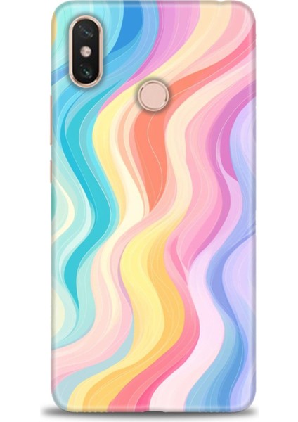 Xiaomi Mi Max 3 Kılıf Hd Baskılı Kılıf + Seramik Tam Kaplayan Ekran Koruyucu 424