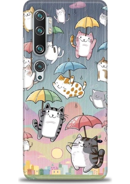 Xiaomi Mi Note 10 Pro Kılıf Hd Baskılı Kılıf + Seramik Tam Kaplayan Ekran Koruyucu 412