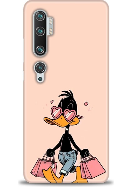 Xiaomi Mi Note 10 Kılıf Hd Baskılı Kılıf + Seramik Tam Kaplayan Ekran Koruyucu 405