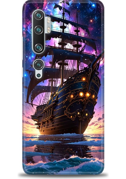 Xiaomi Mi Note 10 Pro Kılıf Hd Baskılı Kılıf + Seramik Tam Kaplayan Ekran Koruyucu 236