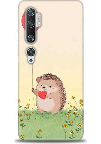 Xiaomi Mi Note 10 Pro Kılıf Hd Baskılı Kılıf + Seramik Tam Kaplayan Ekran Koruyucu 305