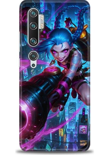 Xiaomi Mi Note 10 Pro Kılıf Hd Baskılı Kılıf + Seramik Tam Kaplayan Ekran Koruyucu 280