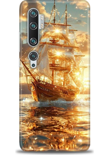 Xiaomi Mi Note 10 Pro Kılıf Hd Baskılı Kılıf + Seramik Tam Kaplayan Ekran Koruyucu 234