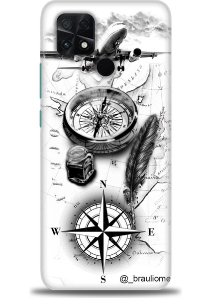 Xiaomi Poco C40 Kılıf Hd Baskılı Kılıf + Seramik Tam Kaplayan Ekran Koruyucu 81