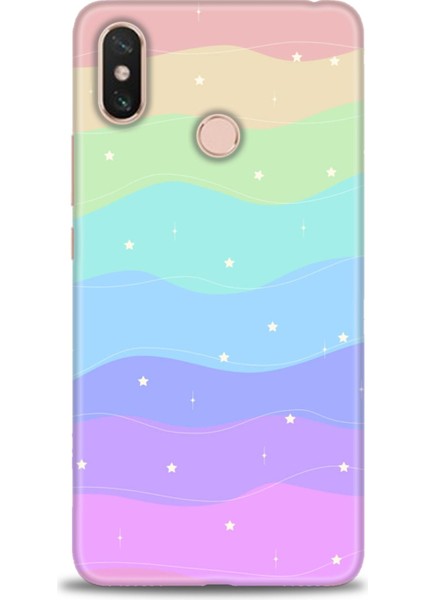 Xiaomi Mi Max 3 Kılıf Hd Baskılı Kılıf + Seramik Tam Kaplayan Ekran Koruyucu 423