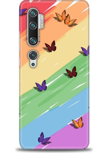 Xiaomi Mi Note 10 Pro Kılıf Hd Baskılı Kılıf + Seramik Tam Kaplayan Ekran Koruyucu 420