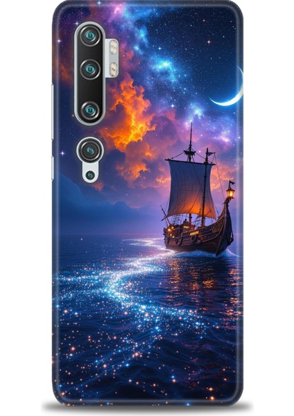 Xiaomi Mi Note 10 Pro Kılıf Hd Baskılı Kılıf + Seramik Tam Kaplayan Ekran Koruyucu 235
