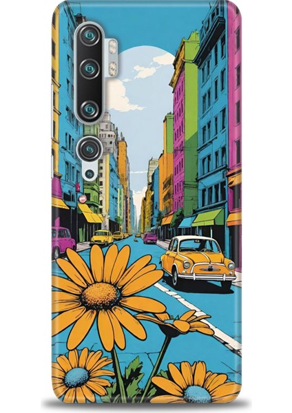 Xiaomi Mi Note 10 Pro Kılıf Hd Baskılı Kılıf + Seramik Tam Kaplayan Ekran Koruyucu 449