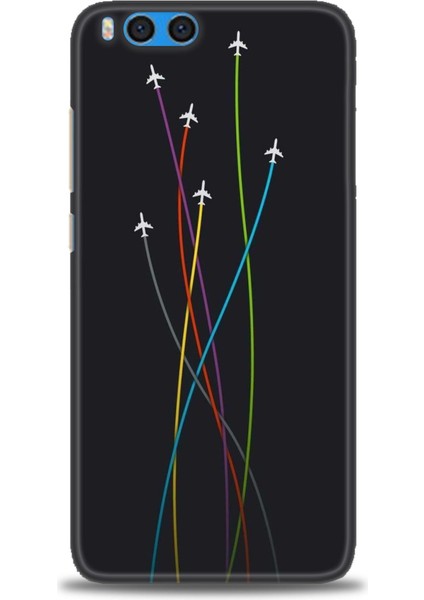 Xiaomi Mi Note 3 Kılıf Hd Baskılı Kılıf + Seramik Tam Kaplayan Ekran Koruyucu 385