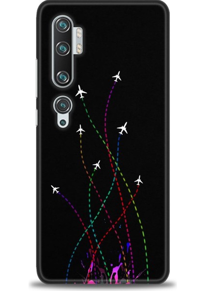Xiaomi Mi Note 10 Pro Kılıf Hd Baskılı Kılıf + Seramik Tam Kaplayan Ekran Koruyucu 388