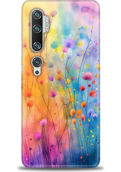 Xiaomi Mi Note 10 Pro Kılıf Hd Baskılı Kılıf + Seramik Tam Kaplayan Ekran Koruyucu 413