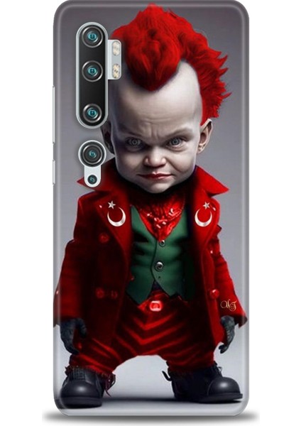 Xiaomi Mi Note 10 Pro Kılıf Hd Baskılı Kılıf + Seramik Tam Kaplayan Ekran Koruyucu 248