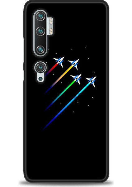 Xiaomi Mi Note 10 Pro Kılıf Hd Baskılı Kılıf + Seramik Tam Kaplayan Ekran Koruyucu 389