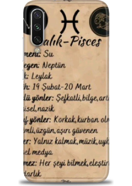 Xiaomi Mi A3 Kılıf Hd Baskılı Kılıf + Seramik Tam Kaplayan Ekran Koruyucu 473